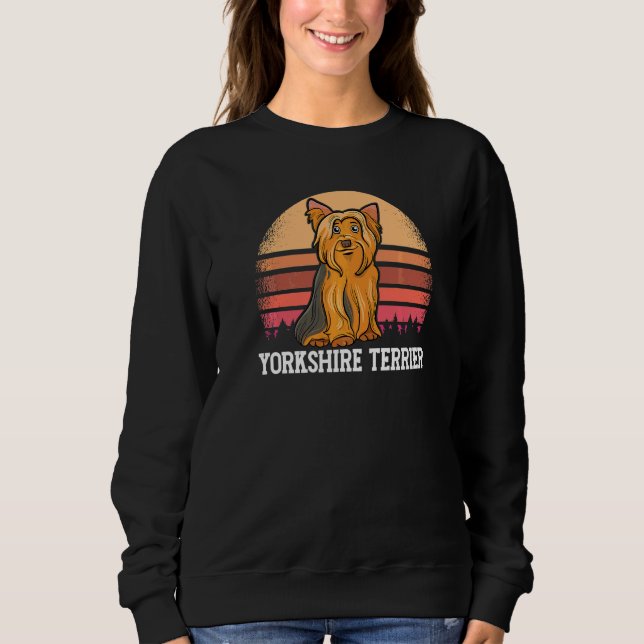 Sweatshirt Propriétaire de chien Yorkshire Terrier Yorkie Ter (Devant)