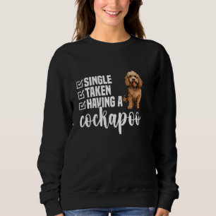 Sweatshirt Propriétaire de Cockapoo Amoureux de chiot ayant u