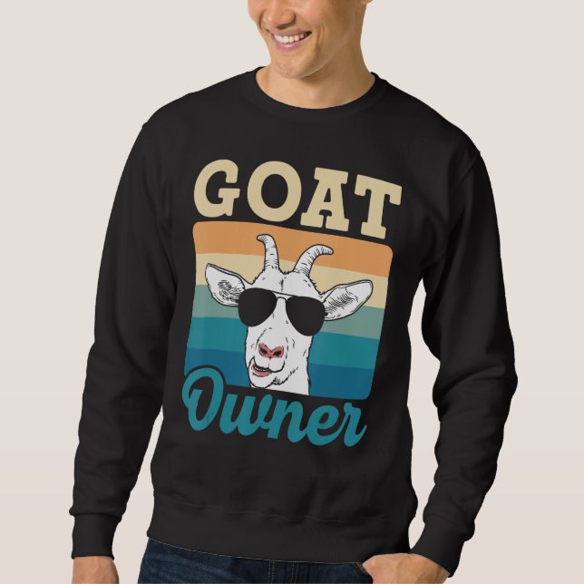 Sweatshirt Propriétaire de la chèvre Amis Animaux Animaux de  (Devant)
