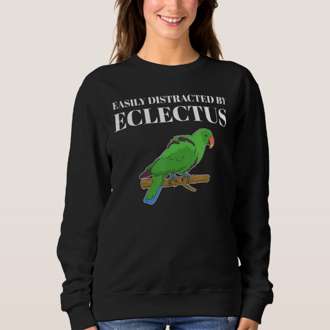 Sweatshirt Propriétaire de perroquets d'animaux facilement di (Devant)