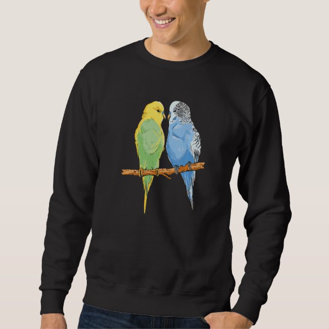 Sweatshirt Propriétaire de perruches Perruche Perruche Maman  (Devant)