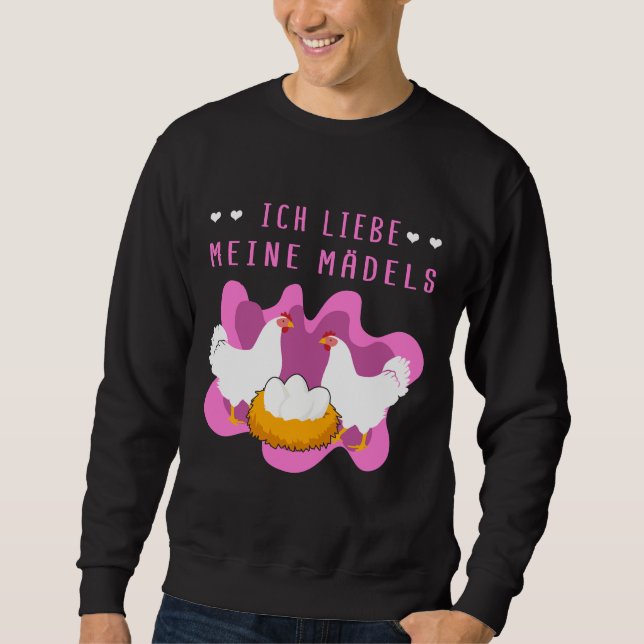 Sweatshirt Propriétaire de poulets (Devant)