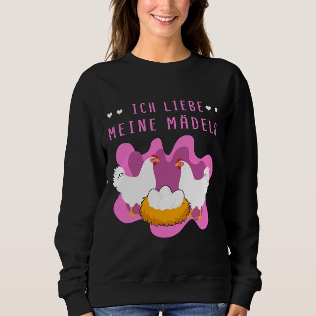 Sweatshirt Propriétaire de poulets (Devant)