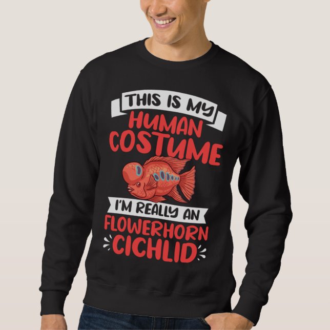 Sweatshirt Propriétaire de réservoir d'aquarium de poisson Ci (Devant)
