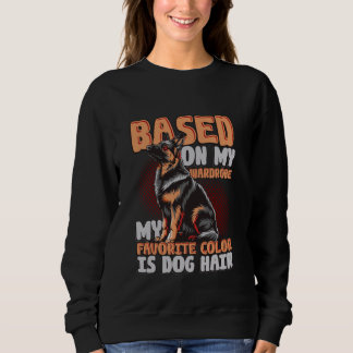 Sweatshirt Propriétaire Drôle Chien - Ma Couleur Favorite Est