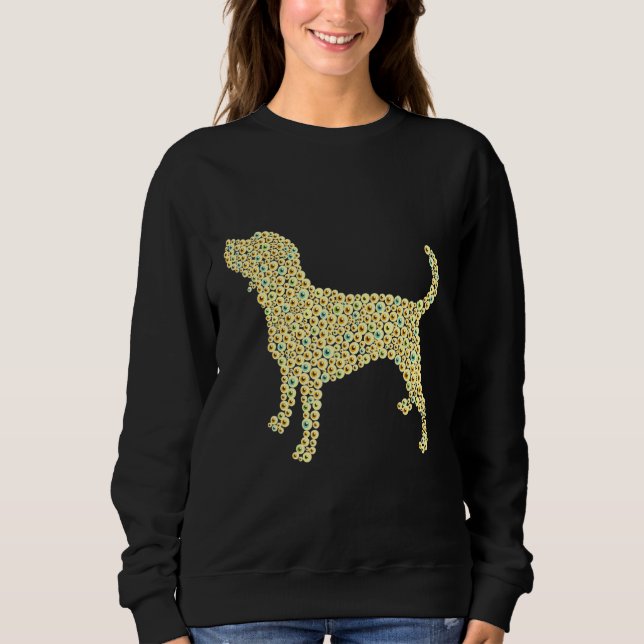 Sweatshirt Propriétaire du Labrador Dog Retriever d'Halloween (Devant)