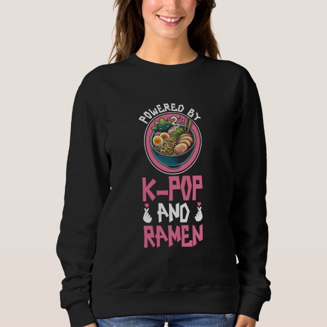 Sweatshirt Propulsé Par Ramen Et K-Pop Ramen Kpop Merchandise (Devant)