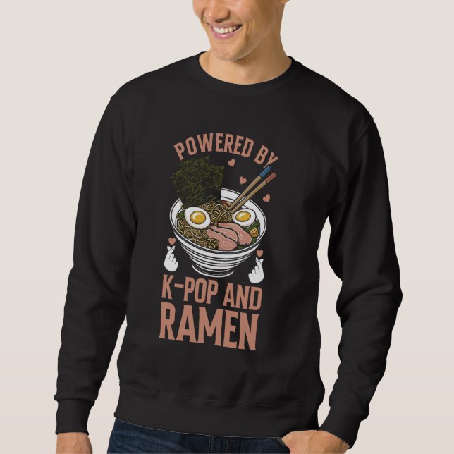Sweatshirt Propulsé Par Ramen Et K-Pop Ramen Kpop Merchandise (Devant)