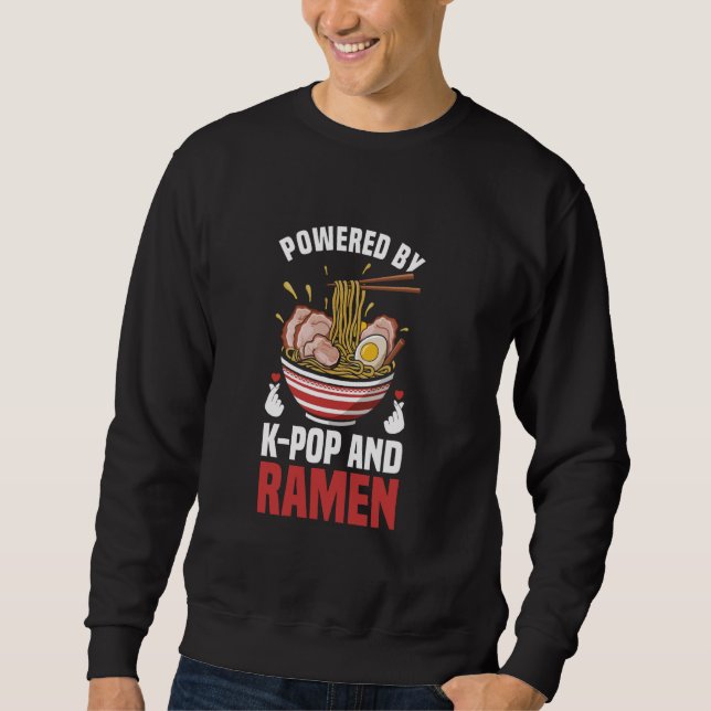 Sweatshirt Propulsé Par Ramen Et K-Pop Ramen Kpop Merchandise (Devant)