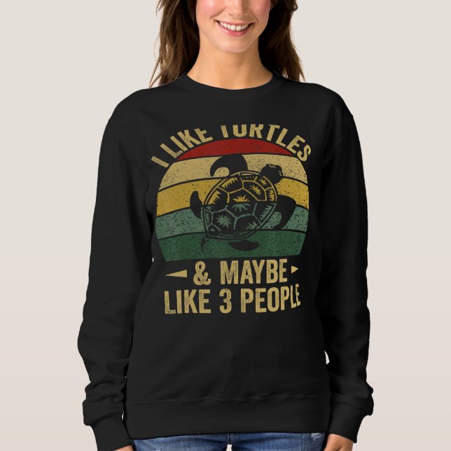 Sweatshirt Protection contre la créature de la mer des tortue (Devant)
