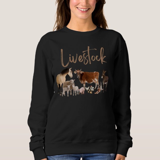 Sweatshirt Protection des animaux d'élevage (Devant)