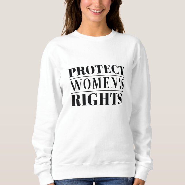 Sweatshirt Protéger les droits des femmes (Devant)