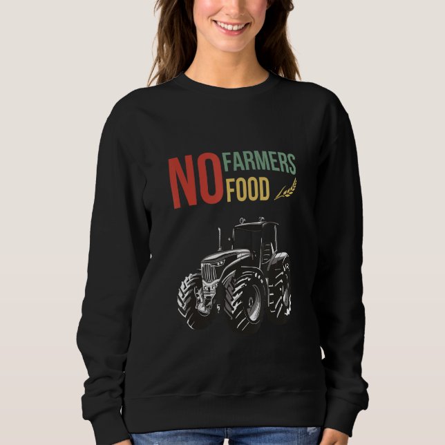 Sweatshirt Protestation des agriculteurs et des agriculteurs  (Devant)