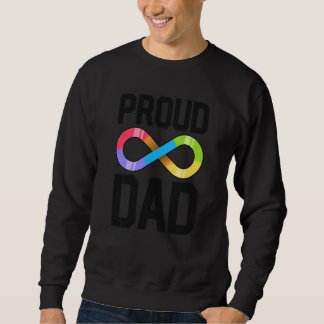 Sweatshirt Proud Dad Autism Family Autistic Father Infinity S
