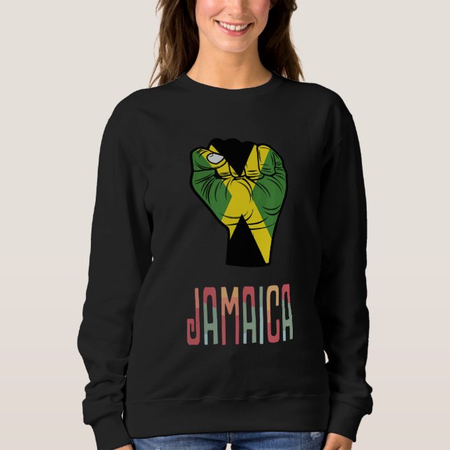 Sweatshirt Proud Jamaican Reggae Caribbean Music Jamaica 1 (Devant)
