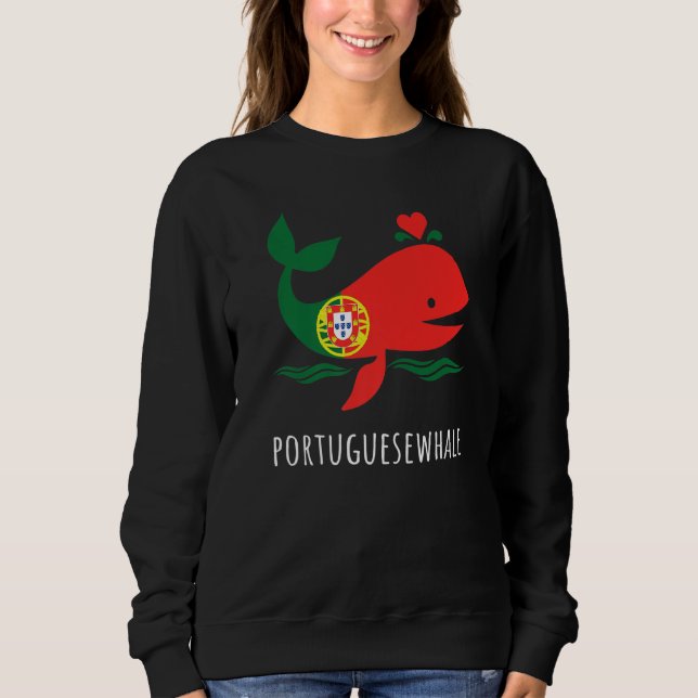 Sweatshirt Proud Portuguese Portugal Flag   (Devant)