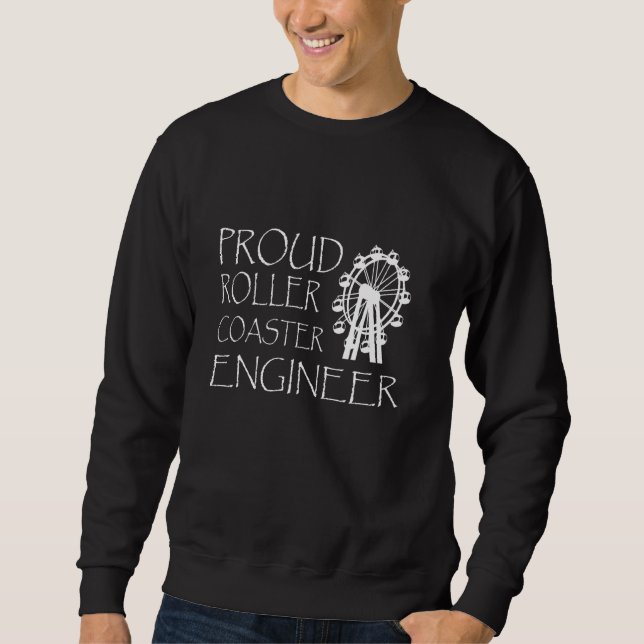 Sweatshirt Proud Roller Ingénieur Dessous de verre Roller Des (Devant)