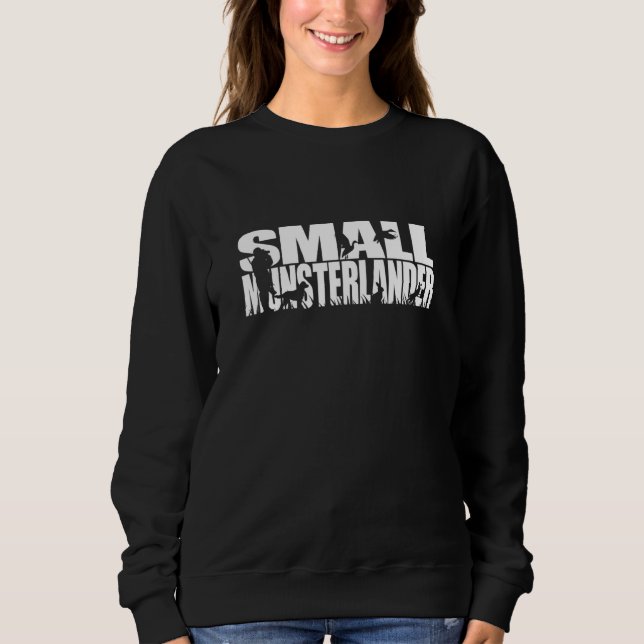 Sweatshirt Proud Small Munsterlander hunting hound dog breed  (Devant)