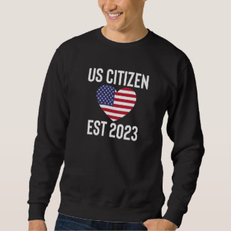 Sweatshirt Proud US Citizenship Decoration American New USA C
