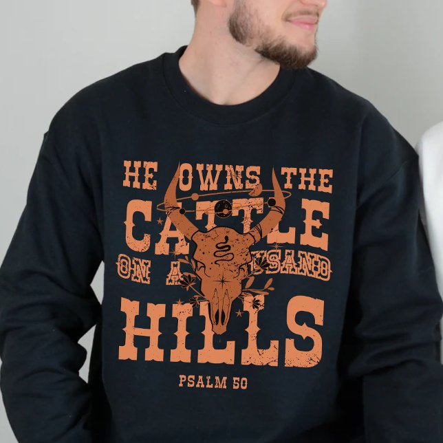 Sweatshirt Psaume 50 de la Bible chrétienne occidentale (Créateur téléchargé)