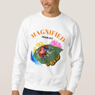 Sweatshirt Psaume enrichi 34:3 Bible de chemise de la cocaïne