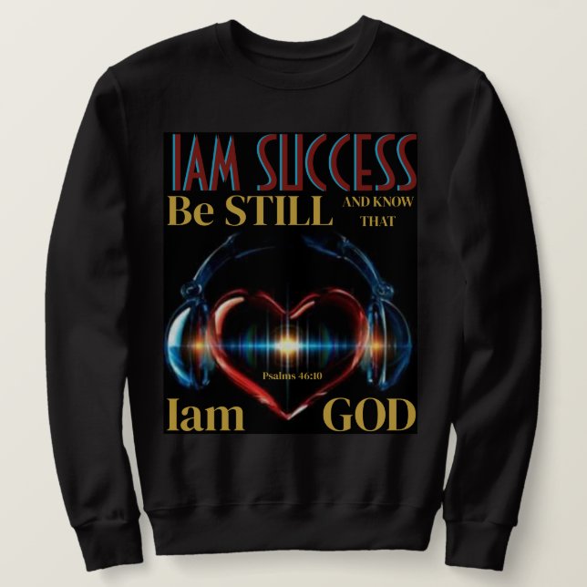 Sweatshirt Psaumes 46:10 (Design devant)