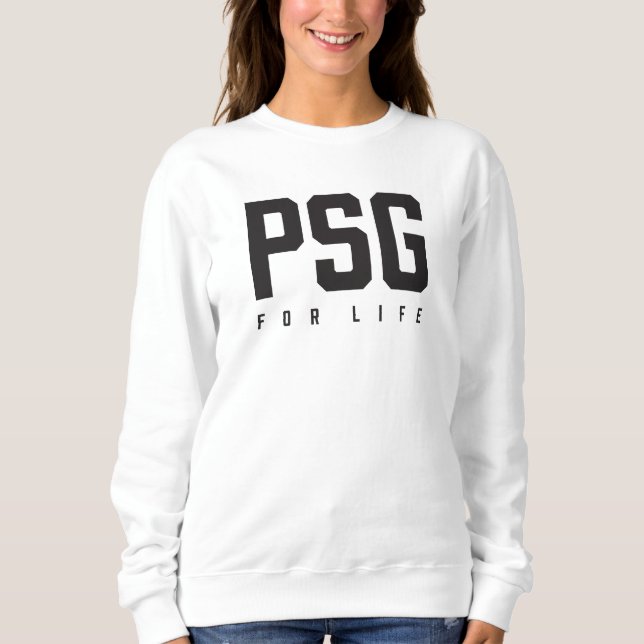 Sweatshirt PSG à vie (Devant)