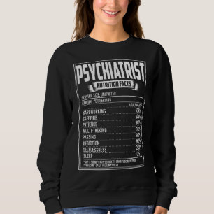 Sweatshirt Psychiatre Nutrition Fiches