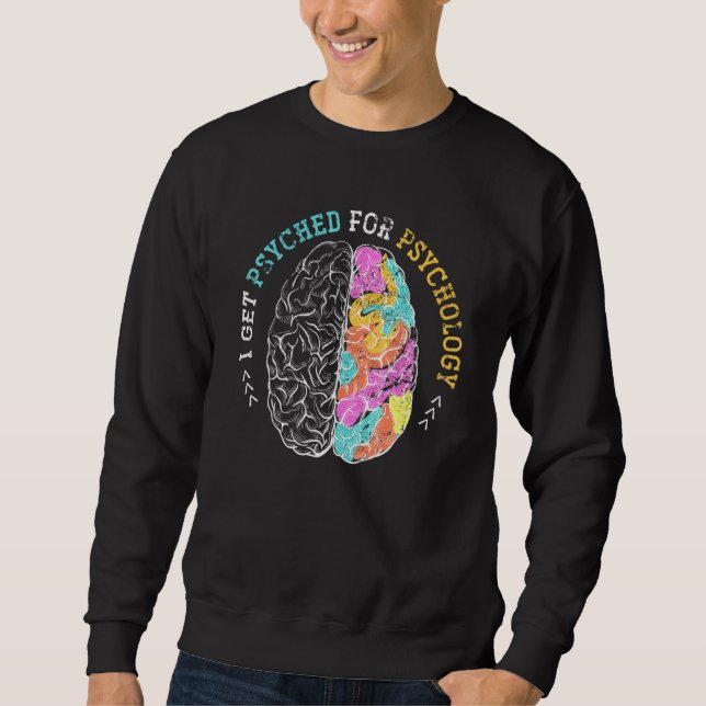 Sweatshirt Psychologue Psychologie neuro-scientifique du cerv (Devant)