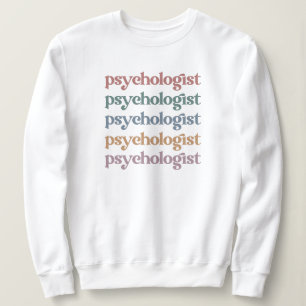 Sweatshirt Psychologue Rétro Psychologie Étudiant Diplôme