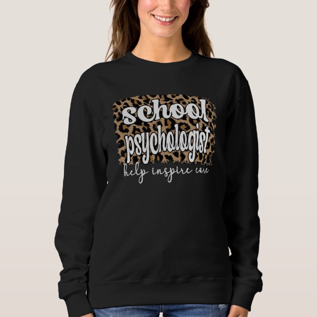 Sweatshirt Psychologue scolaire Psychologie Thé Thé Thé Thé T (Devant)