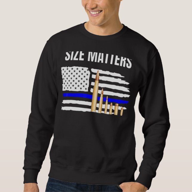 Sweatshirt Puces Size Matters (Devant)