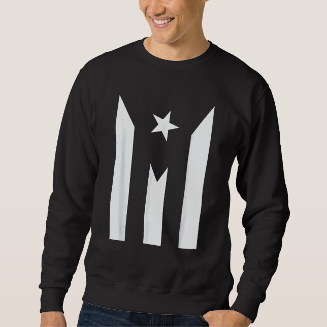 Sweatshirt Puerto Rico Resiste Boricua Flag Se Levanta  Patri (Devant)