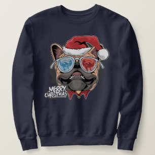 Sweatshirt Pug de Christmas