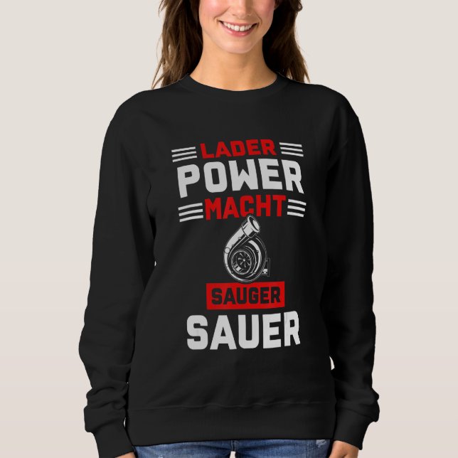 Sweatshirt Puissance De Chargeur Rend La Voiture De Tuner Aci (Devant)