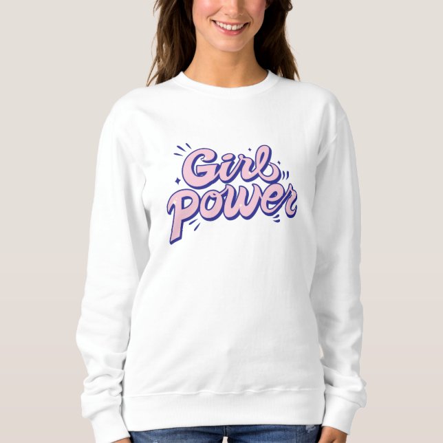 Sweatshirt Puissance des Filles (Devant)
