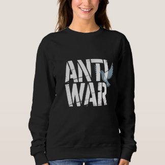 Sweatshirt Puissant T-shirt "anti-guerre" avec Peace Dove