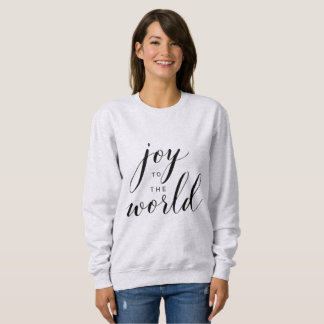 Sweatshirt Pull à capuche avec écriture minimale de Noël « Jo