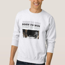 Pull à capuche « BORN TO WIN » Victoire aux échecs