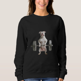 Sweatshirt Pumping Poids Lifting Dogo argentin amusant