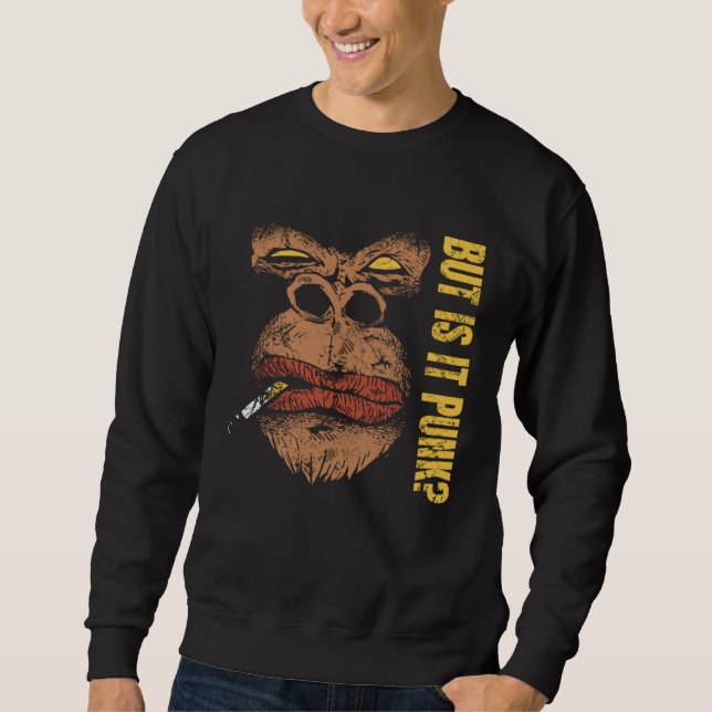 Sweatshirt Punk ironique (Devant)