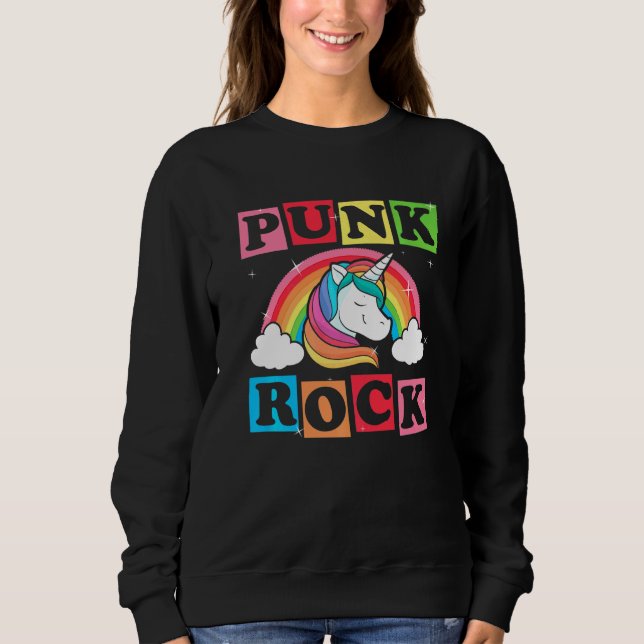 Sweatshirt Punk Rock Magique 1 (Devant)