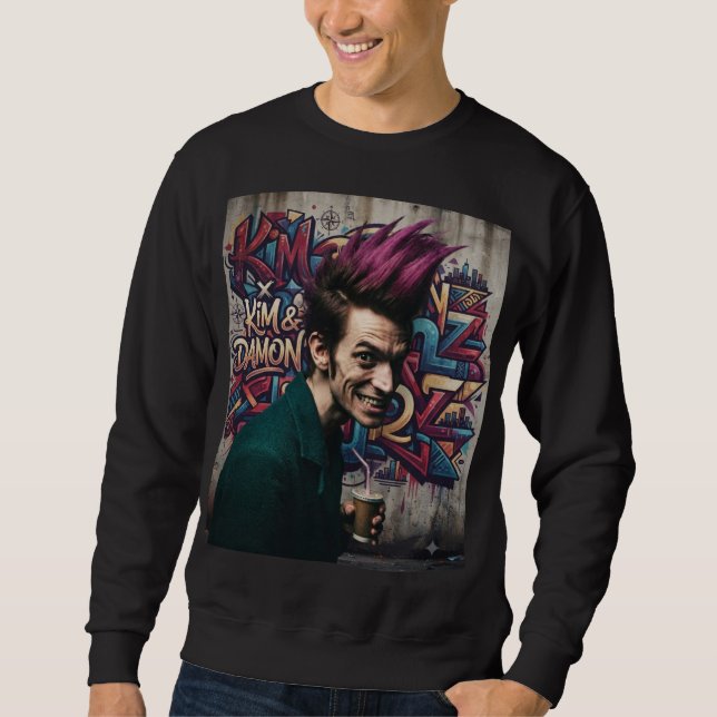 Sweatshirt  punk schimeria (Devant)