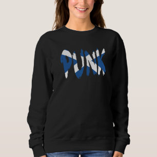 Sweatshirt Punk Till I Die Scotland Drapeau Scotland Edition