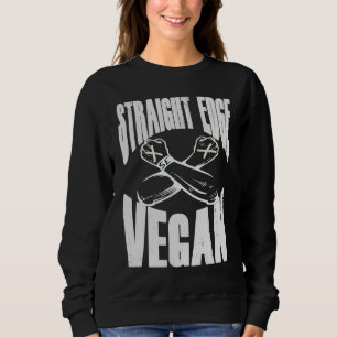 Sweatshirt Punk végane anti-drogue Straight Edge