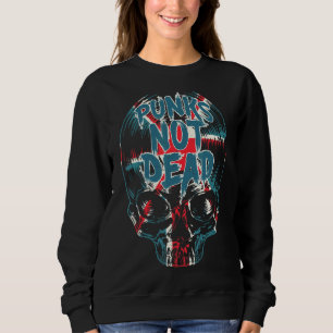 Sweatshirt Punks not Dead Punk Rock Drapeau britannique Union