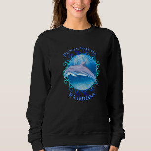 Sweatshirt Punta Gorda Floride Vacances Souvenir Dauphin