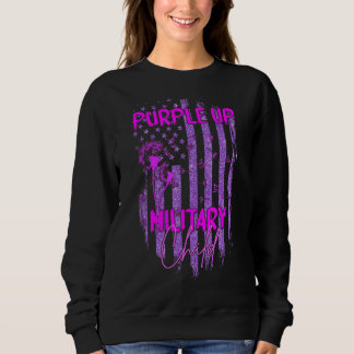 Sweatshirt Purple Up For Military Child Mois Dandelion Spark