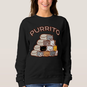 Sweatshirt PURRITO PYRAMID Chat Burrito