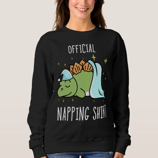 Sweatshirt Pyjama Dinosaure Dormir tête de couchage (Devant)